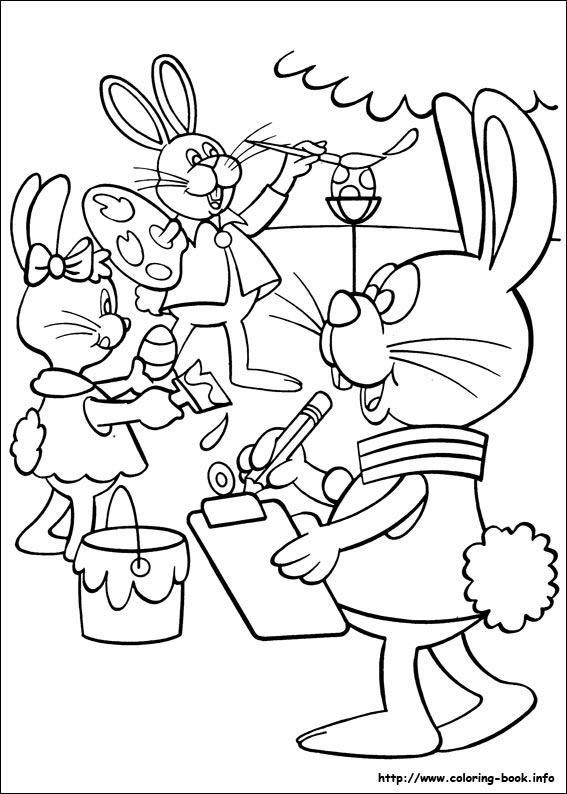 Peter Cottontail coloring picture